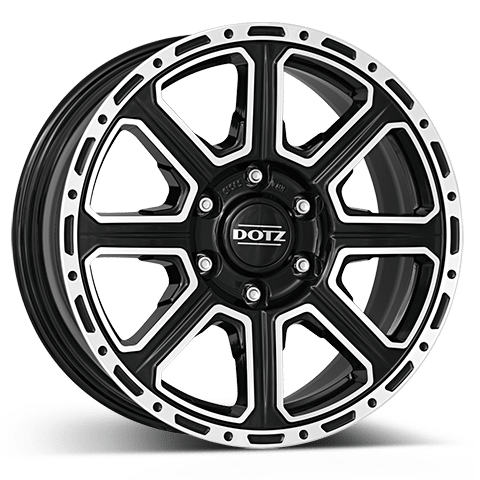 DOTZ 4x4 Kalahari dark 8x18 ET30 6/139.7/93.1